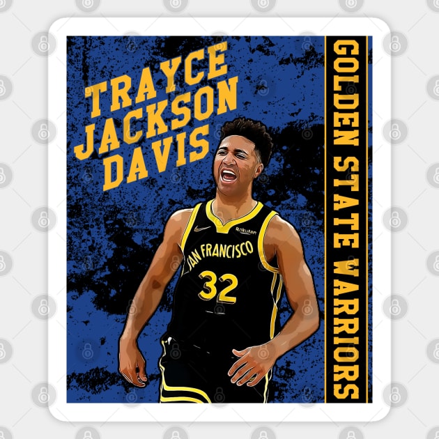 Trayce jackson davis || golden state Basketball Sticker by Aloenalone